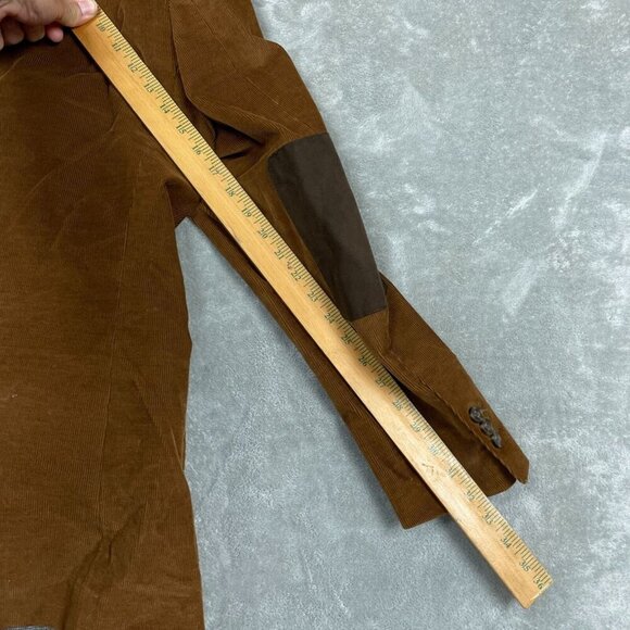 Mens JOS A. Bank Reserve Tailored Fit Brown Corduroy Blazer  Size L  6318 - Picture 10 of 11